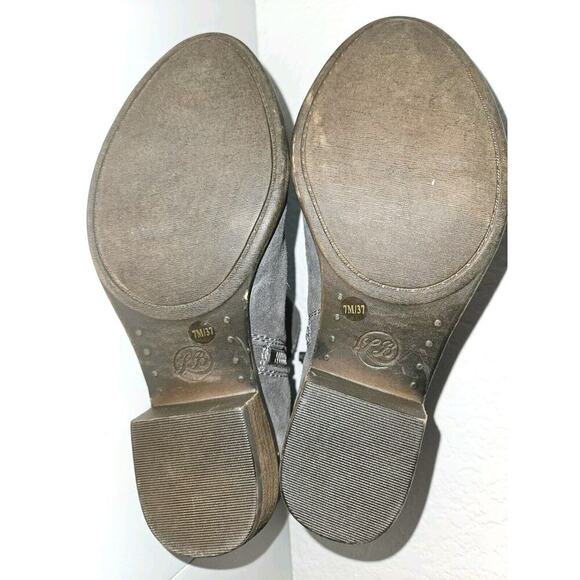 New! Lucky Brand Ankle Boots Gray Zip Size 7 - Picture 9 of 10